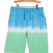 Wholesale - S-XL BOYS GREEN OMBRE FRENCH TERRY PULL ON SHORT C/P 24